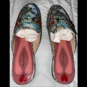 Gucci Supreme Bloom Princetown Mules